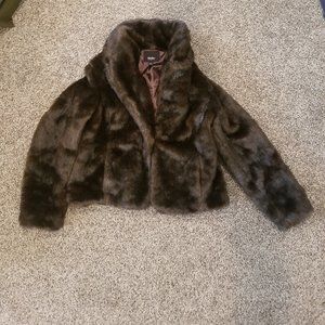 Faux fur jacket